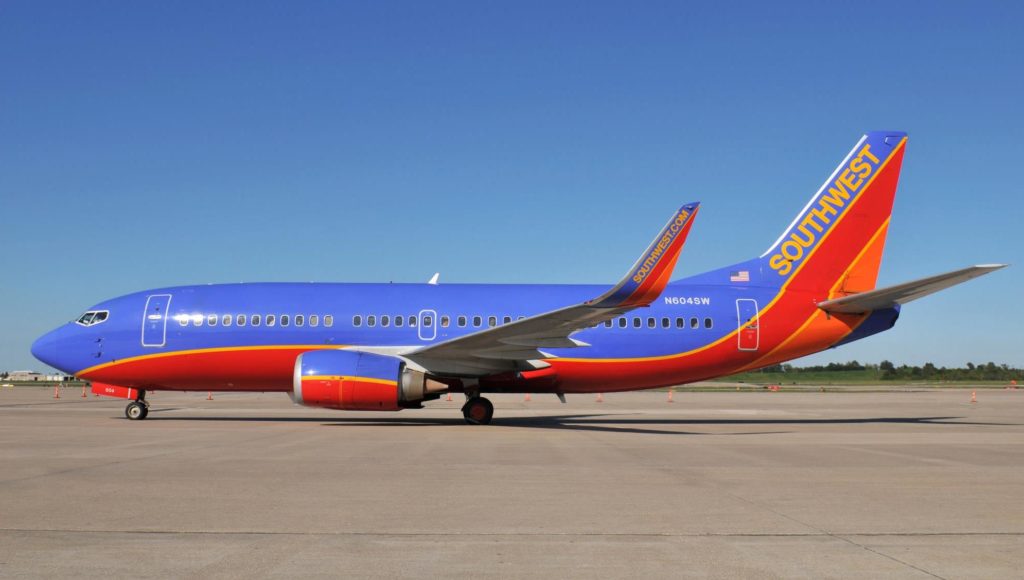 Southwest jet