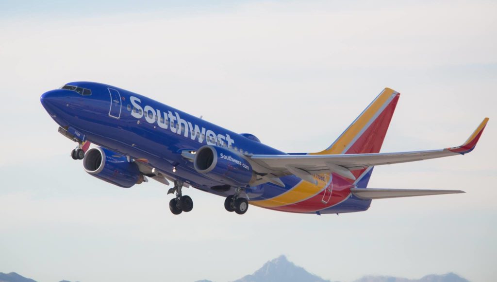 Southwest jet