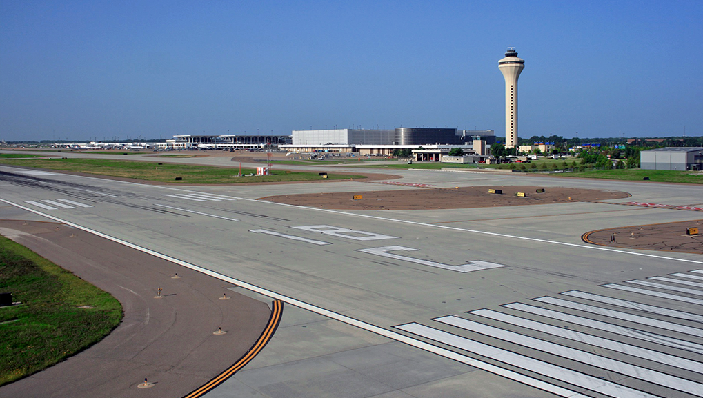 View from Runway 18 C