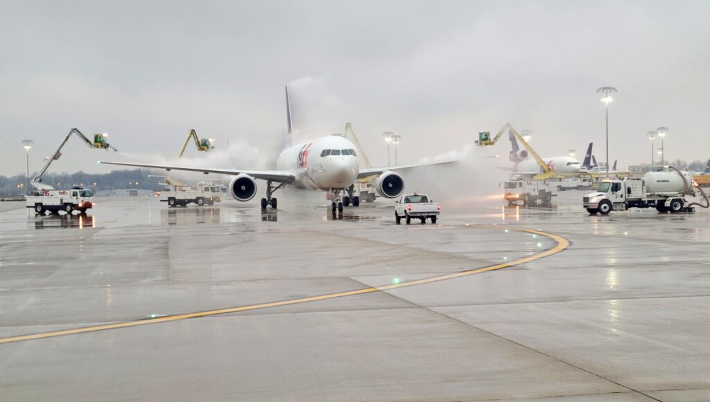 De-icing Airplanes During Winter 