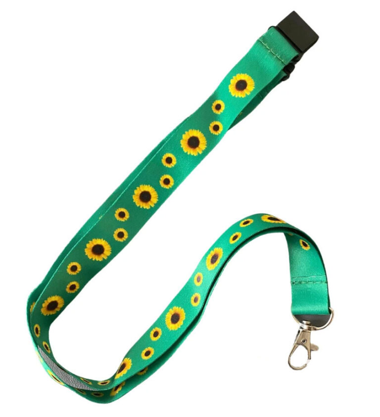 sunflower travel lanyard