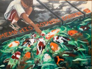 Meredith Dai, Collierville High School – Koi at the Memphis Botanic Gardens