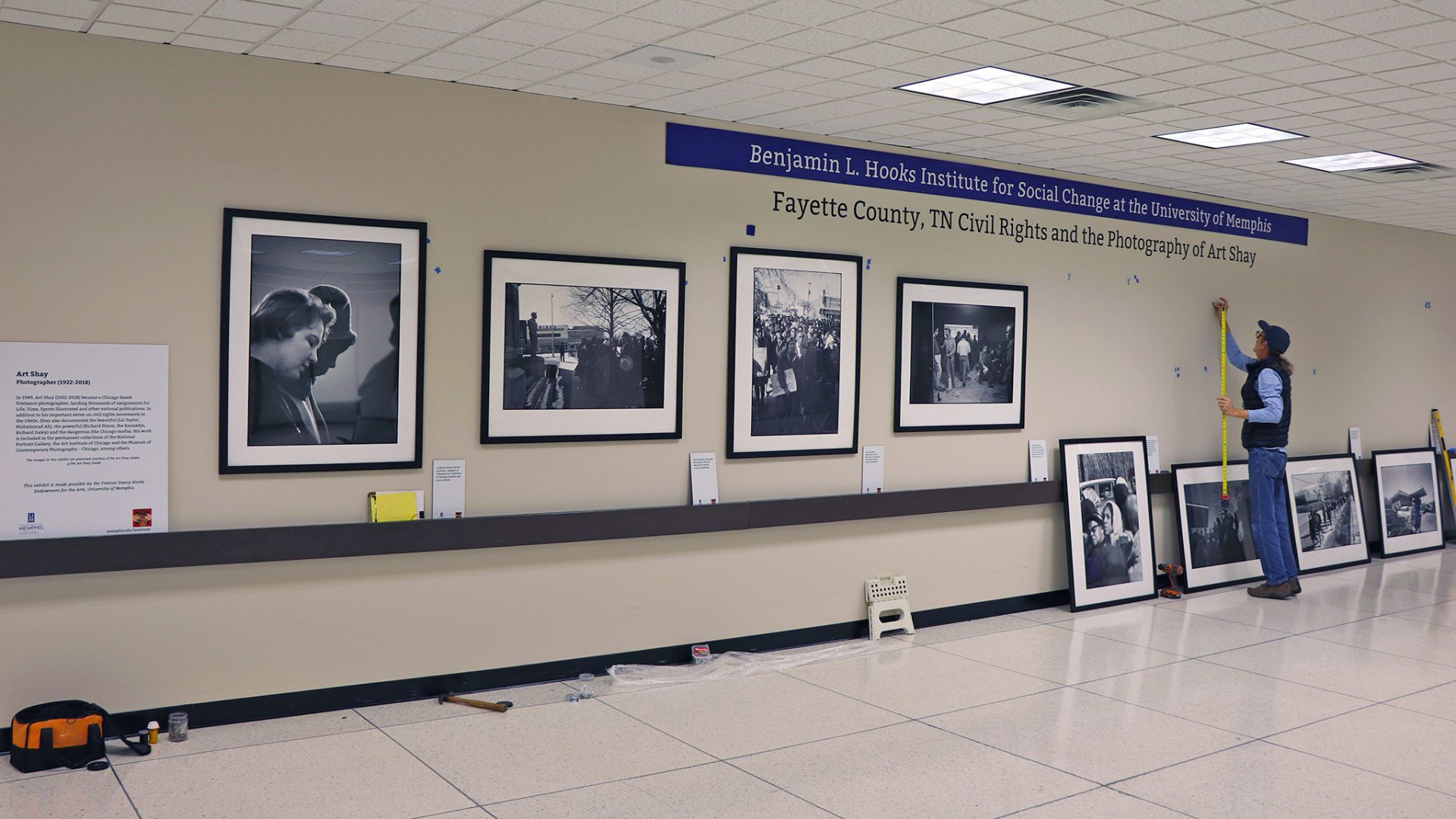 Hooks Institute Civil Rights Photography Exhibit Installed at Memphis International Airport