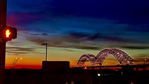 Tylar Hampton, Bartlett High School - Sundown Over the Bridge 