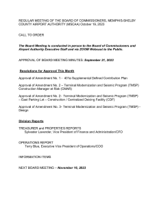 October 2023 Board Meeting Agenda
