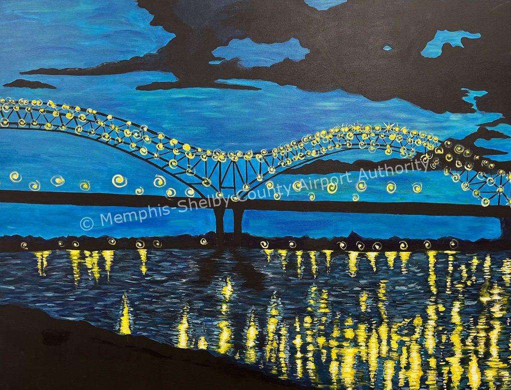 Memphis City Bridge Lights - Tyla Buford, Overton High School