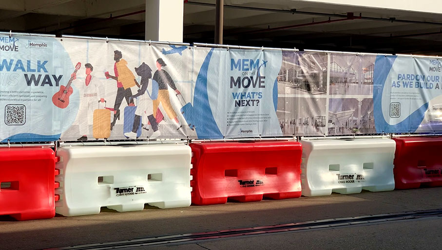 MEM on the Move: New Commercial Ground Transportation Lane Construction Now Underway