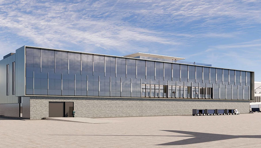 New admin/CBIS building exterior