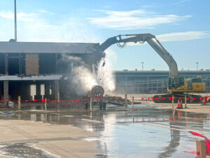 Concourse A demolition